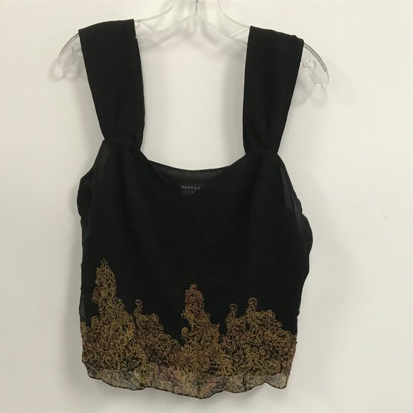 Papell Studio Tops - NWT Womens Size Large Papell Studio Pure Silk Printed Cami Top